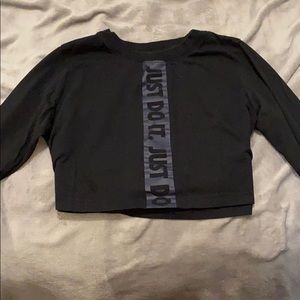 Nike crop top black